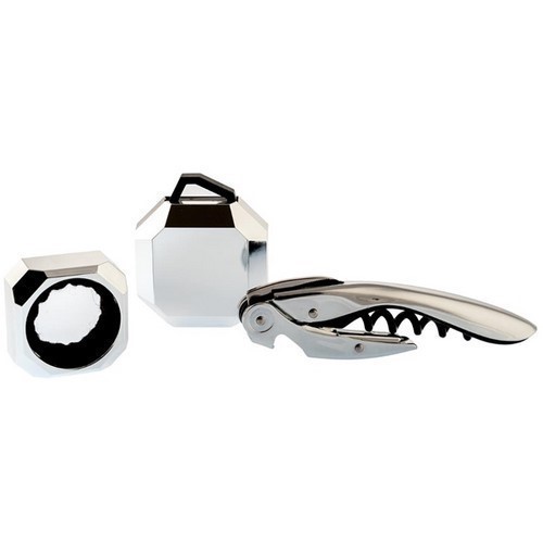 SET VINO KOALA DELUXE PLATA 3 PIEZAS